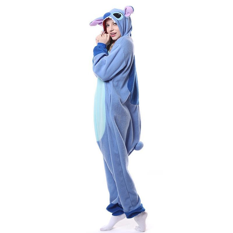 Pyjama Combinaison Kigurumi Stitch Bleu