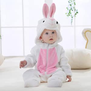 kigurumi lapin blanc bebe